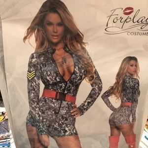 Forplay Sultry Salute Soldier Costume